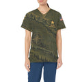 Field Medic — Army Veteran All-Over Print Scrub Top