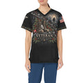Winter Watch — Veterans Christmas All-Over Print Scrub Top