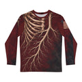 Crimson Watch respiratory-inspired long-sleeve shirt product mockup 1