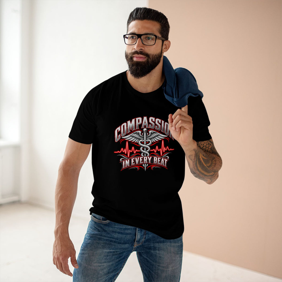 Compassion in Every Beat — Medical Tee