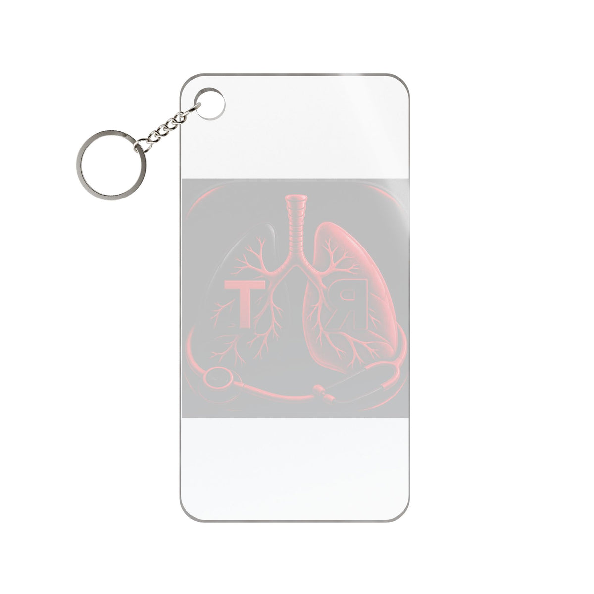 Respiratory Therapist RT Acrylic Keychain Charm — 3 Sizes