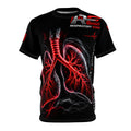 Respiratory Edge Red Lungs All-Over-Print T-Shirt
