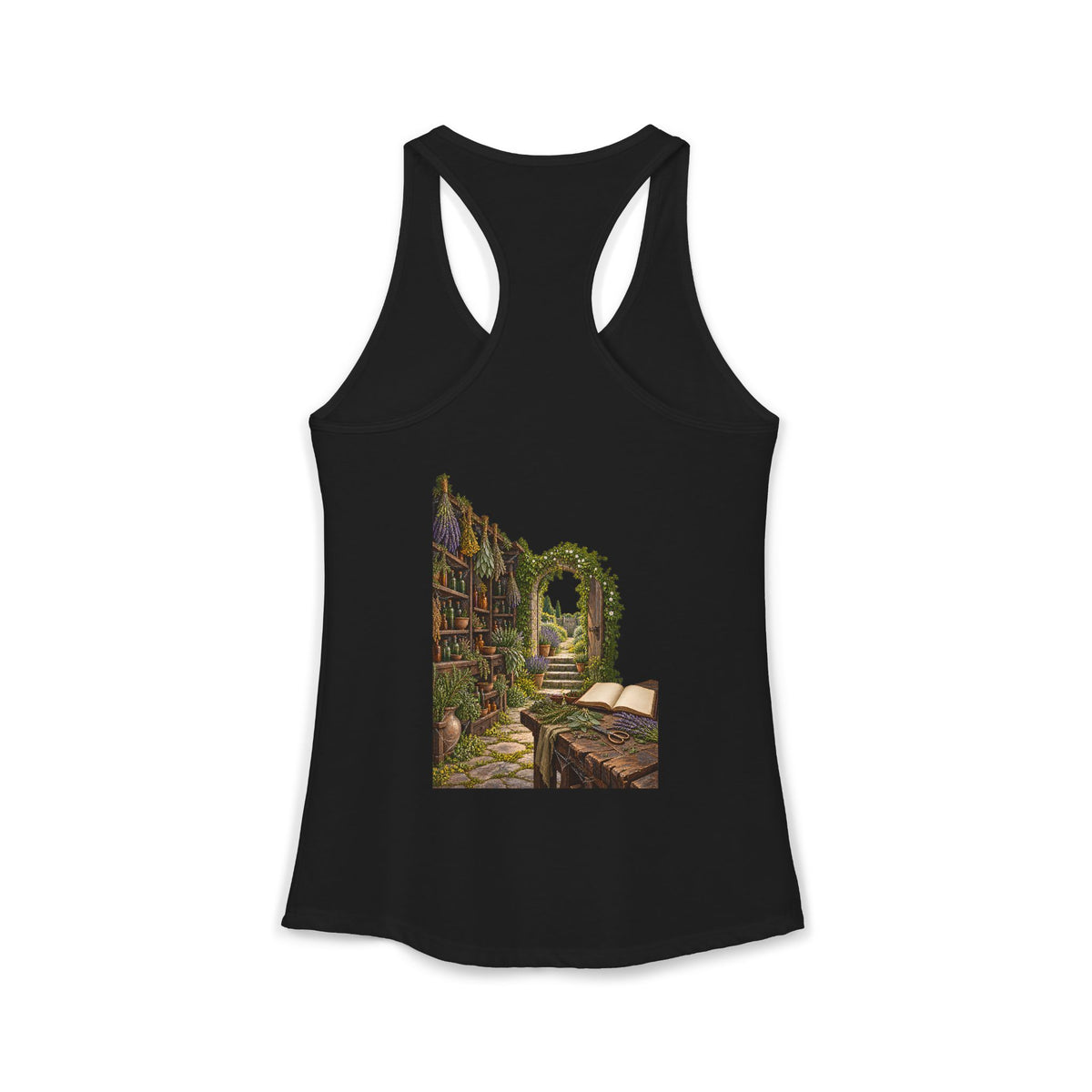 Halloween Never Sleeps — House of Wild Herbs Women’s Racerback Tank