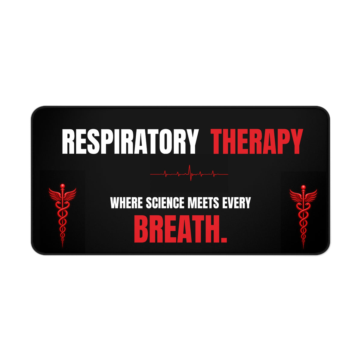 Respiratory Therapy Where Science Meets Every Breath Desk Mat