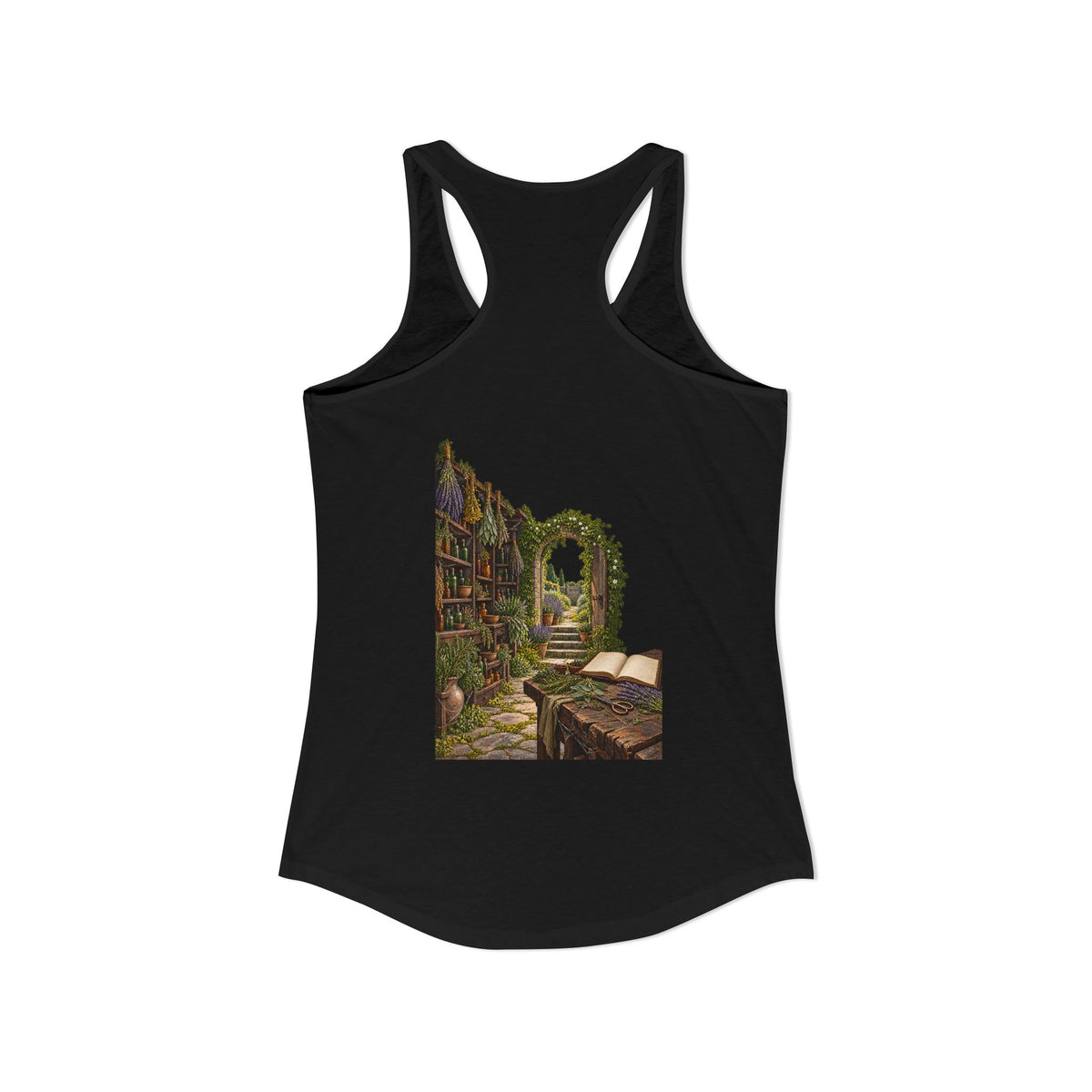 Halloween Never Sleeps — House of Wild Herbs Women’s Racerback Tank