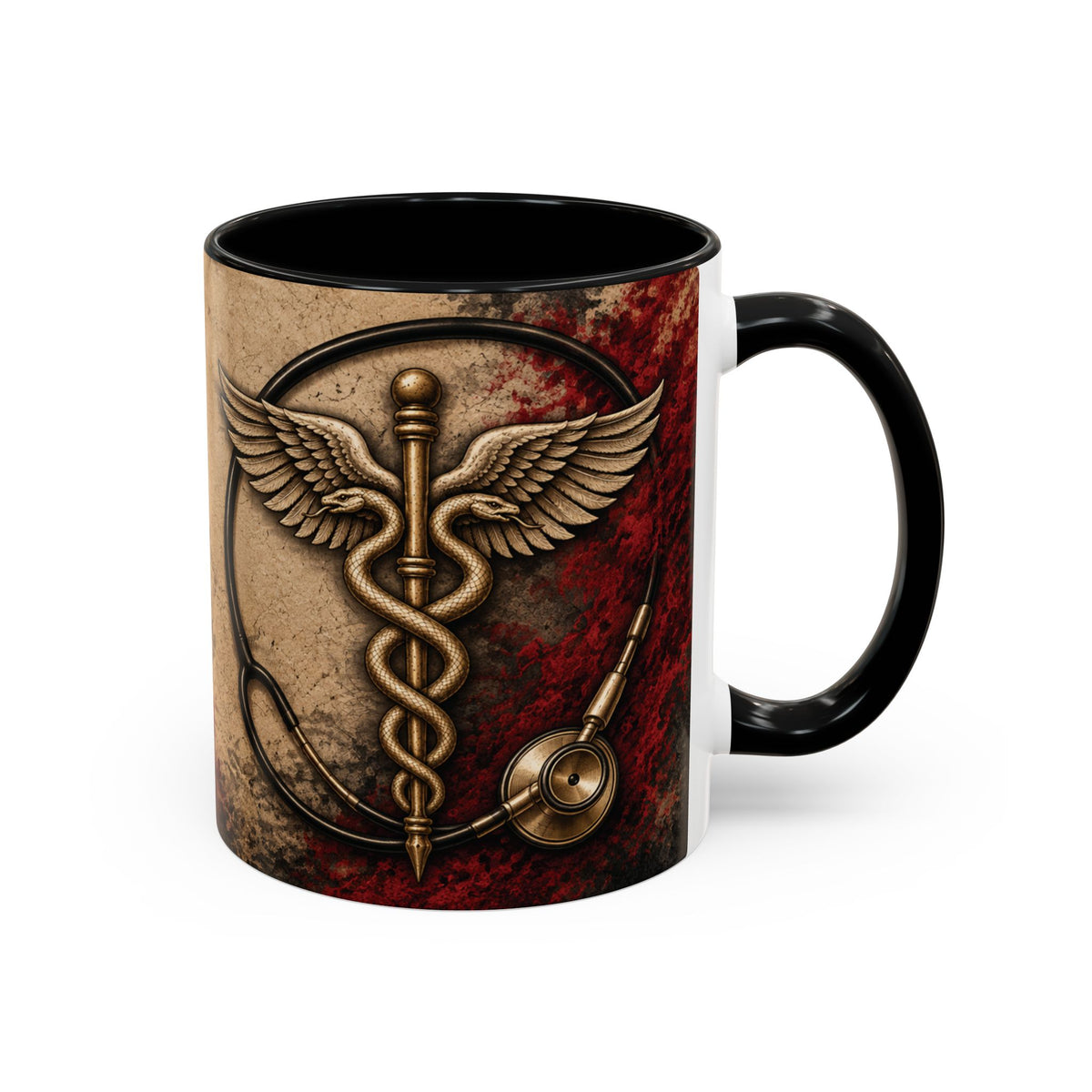 Bronze Horizon Mug — Black Accent