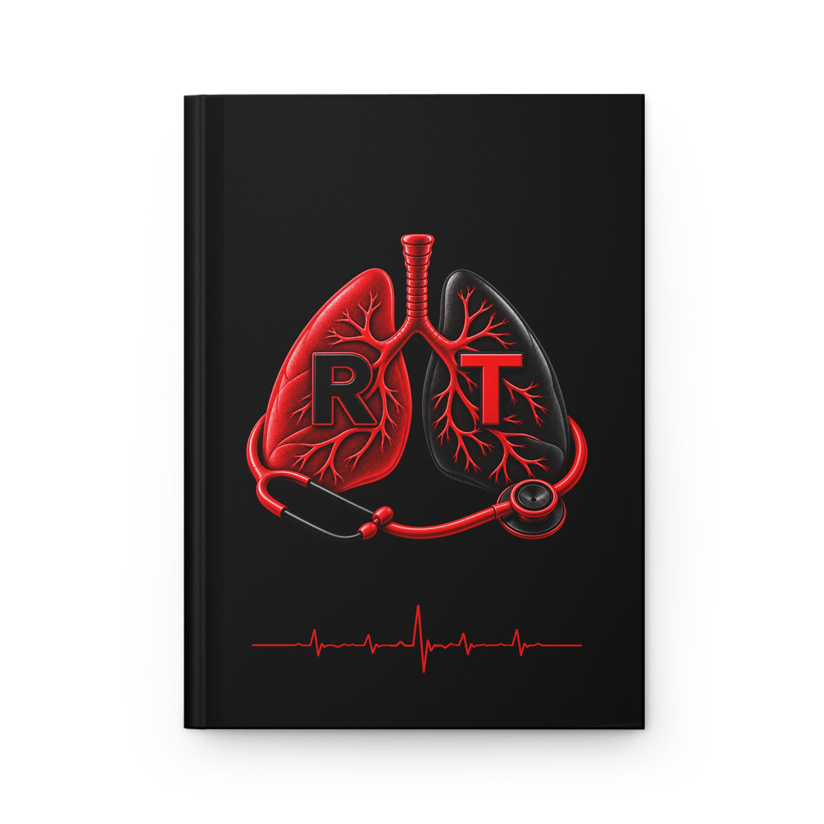 Respiratory Therapy RT Logo Hardcover Journal