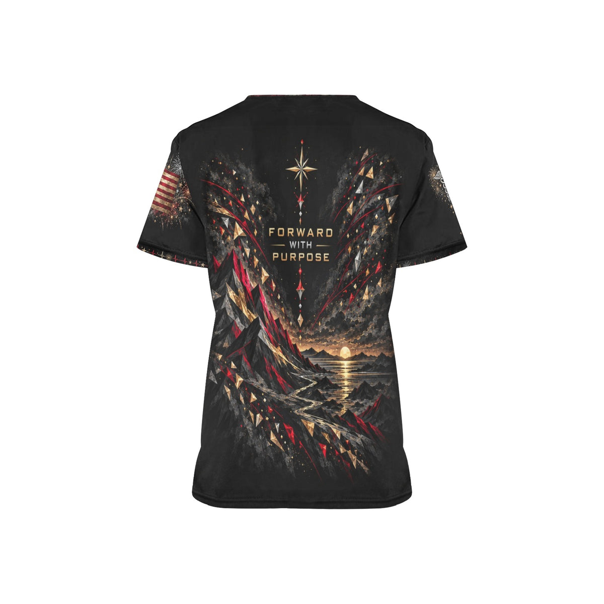 Next Chapter — Marine Corps New Year's All-Over Print Scrub Top