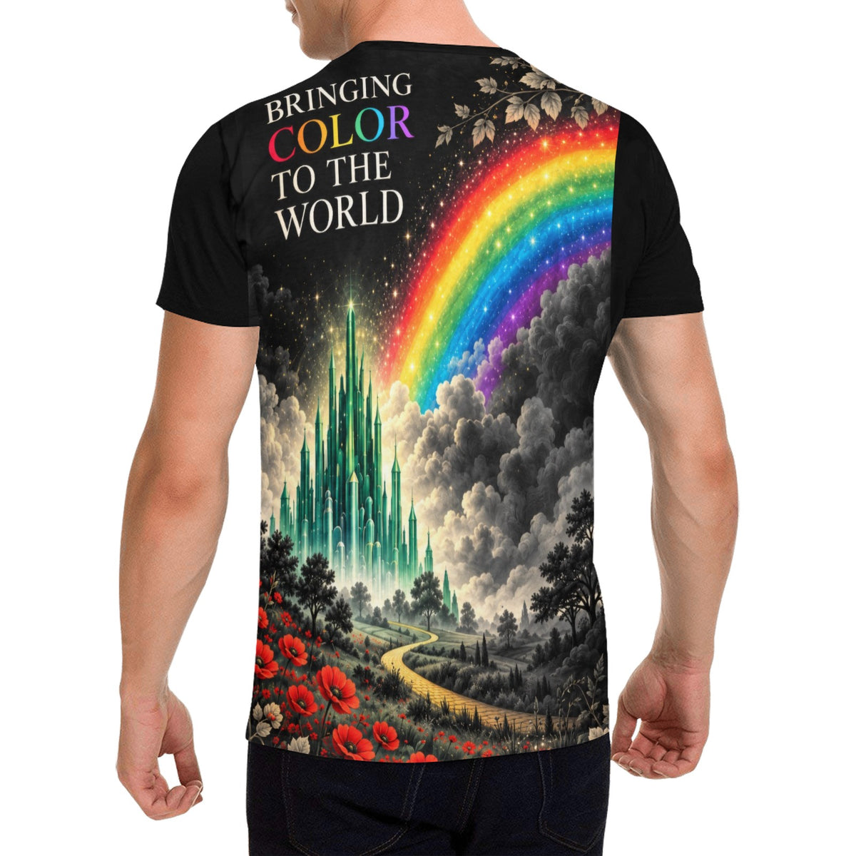 Emerald Afterglow — Black Oz Pride Medical T-Shirt
