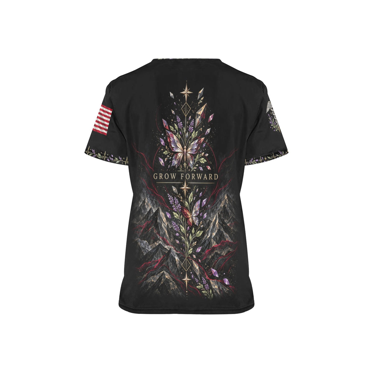 Wings of Renewal — Marine Corps Easter All-Over Print Scrub Top