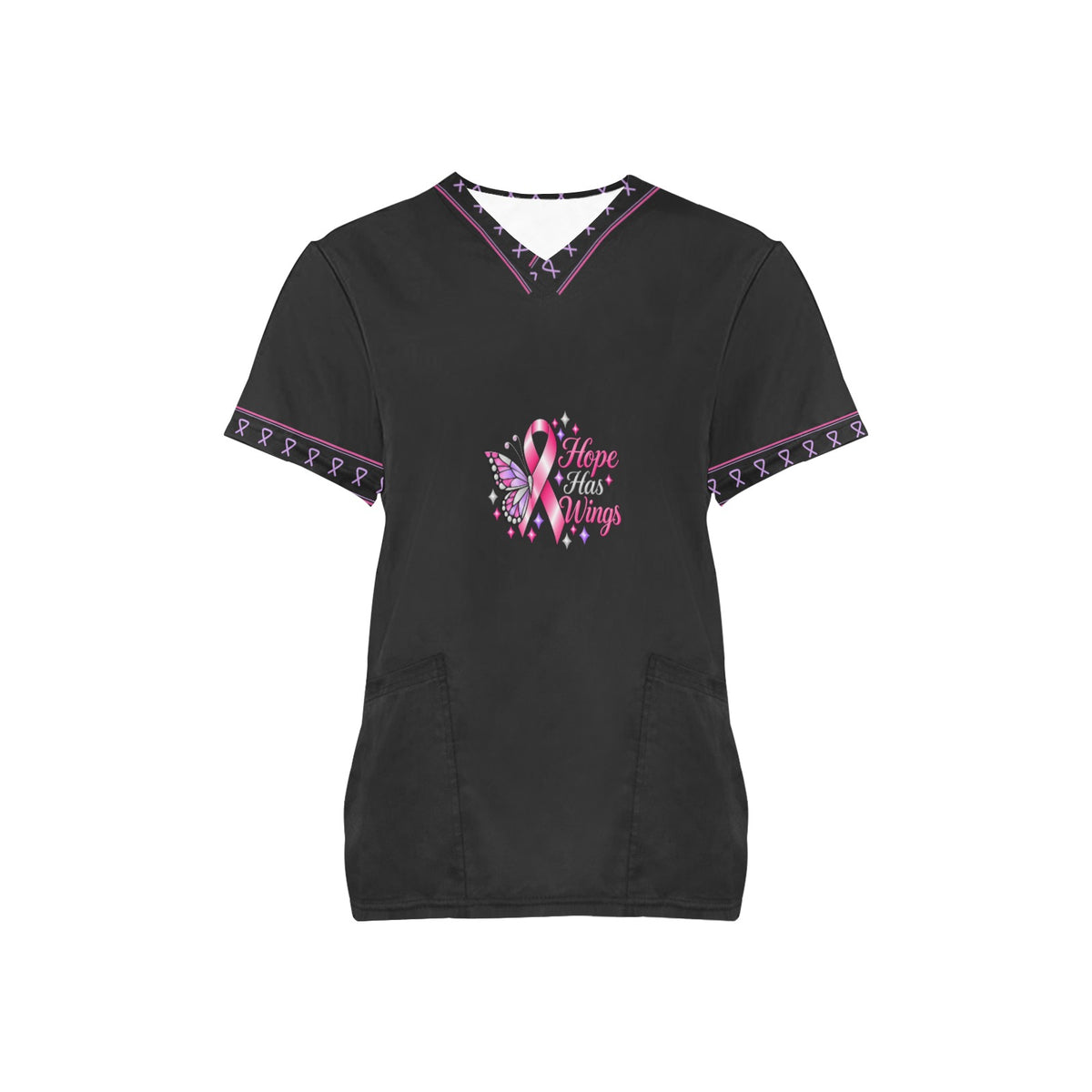 Hope Has Wings — All-Over Print Scrub Top