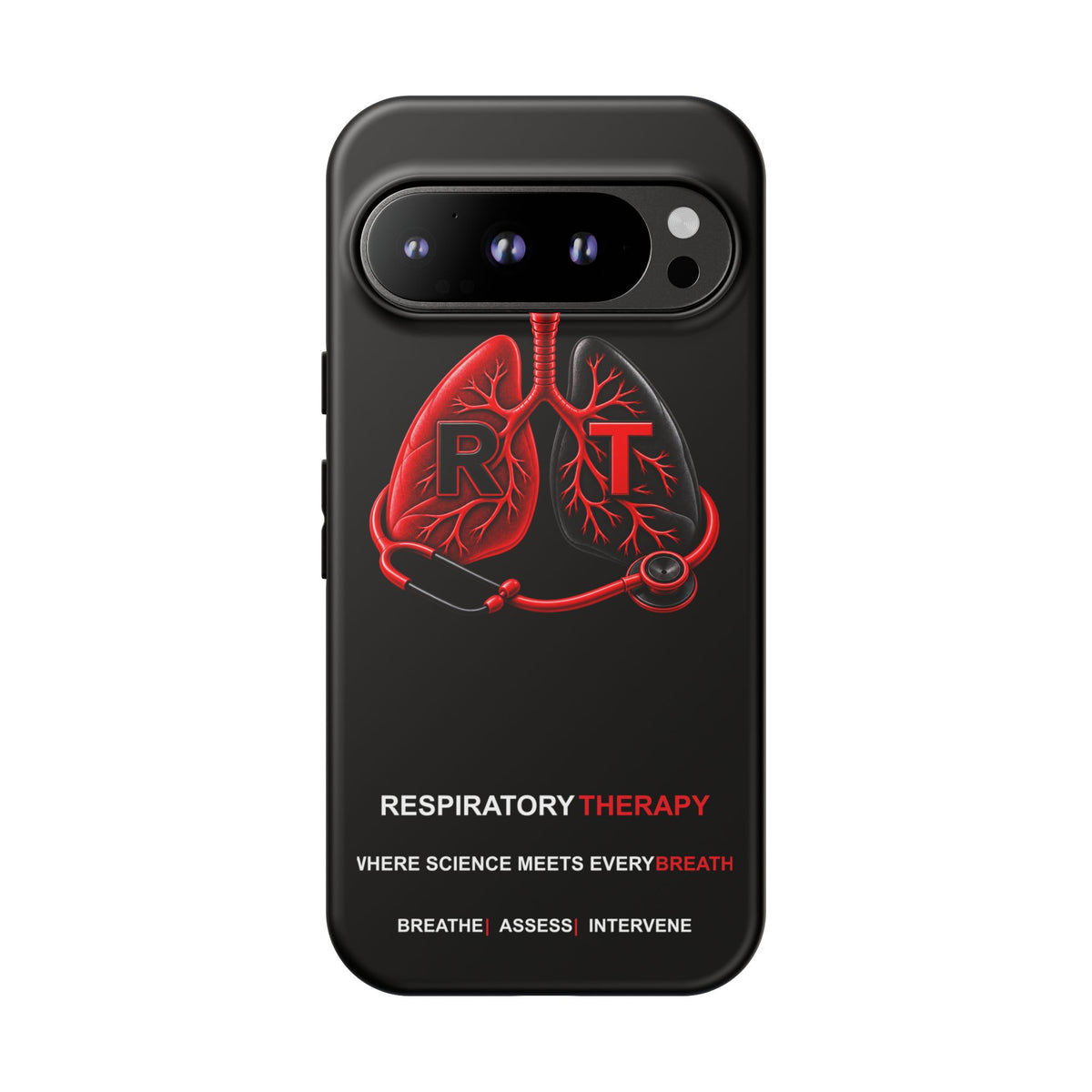 Respiratory Therapy RT Logo Protective Tough Phone Case