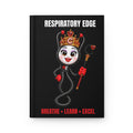 Respiratory Edge Crystal Study & Clinical Notes Hardcover Journal