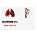 Respiratory Edge Crystal Three-Design Sticker Sheet