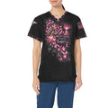 Thankful Crew — Breast Cancer Awareness Thanksgiving All-Over Print Scrub Top
