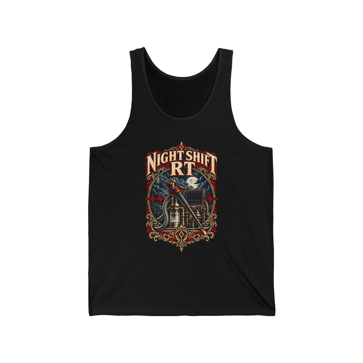 Night Shift RT — Unisex Cotton Tank