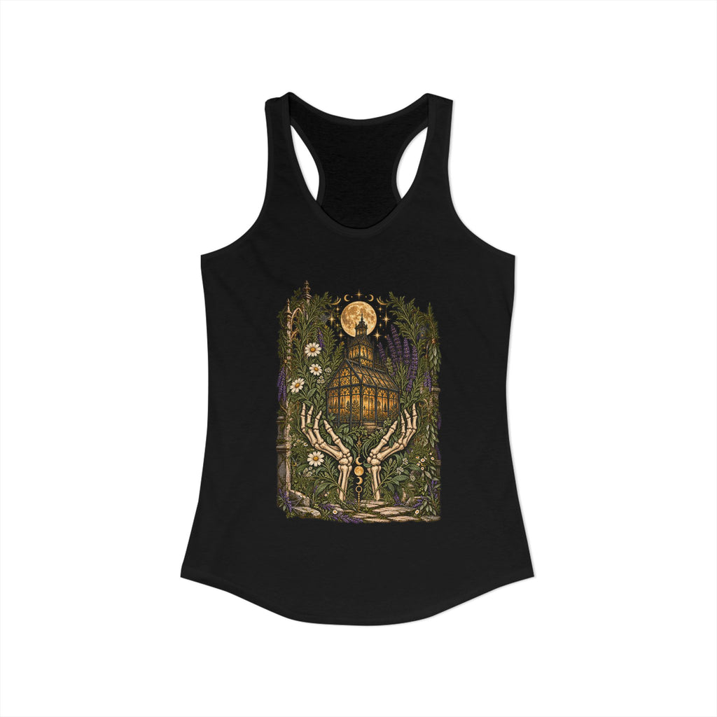 Halloween Never Sleeps — House of Wild Herbs Women’s Racerback Tank