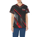 Frontline Steady — Veteran Medical All-Over Print Scrub Top