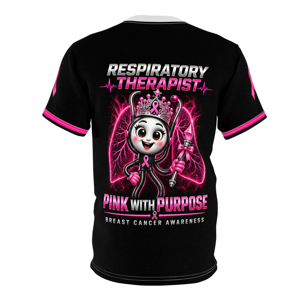 Respiratory Therapist | Pink With Purpose AOP T-Shirt