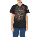 Steadfast Thanks — Marine Corps Thanksgiving All-Over Print Scrub Top