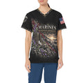 Renewed Resolve — Marine Corps Easter All-Over Print Scrub Top