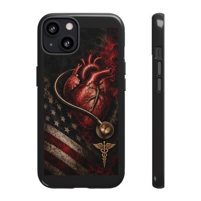 Actual Printify Crimson Signal glossy case: iPhone 13; model-specific camera and full medical emblem clearance reviewed
