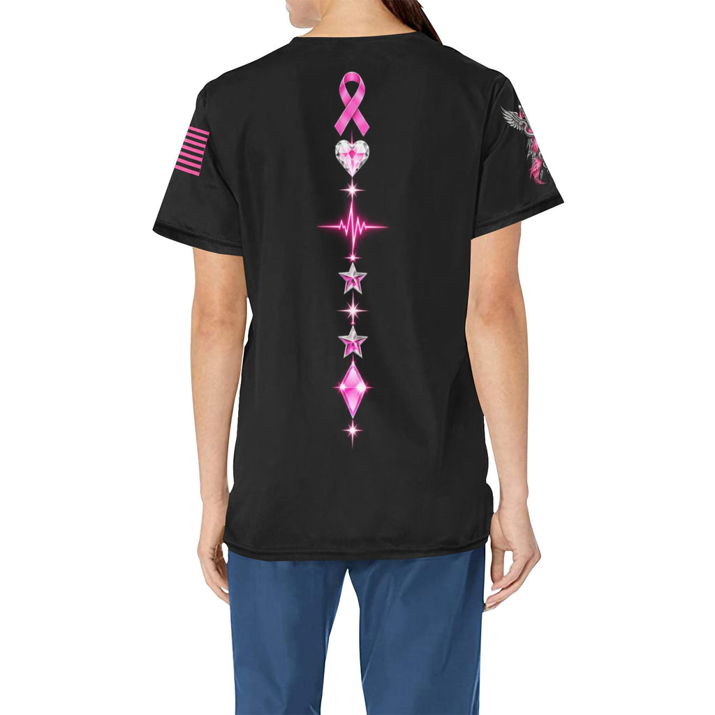 Hope Is Stronger — All-Over Print Scrub Top
