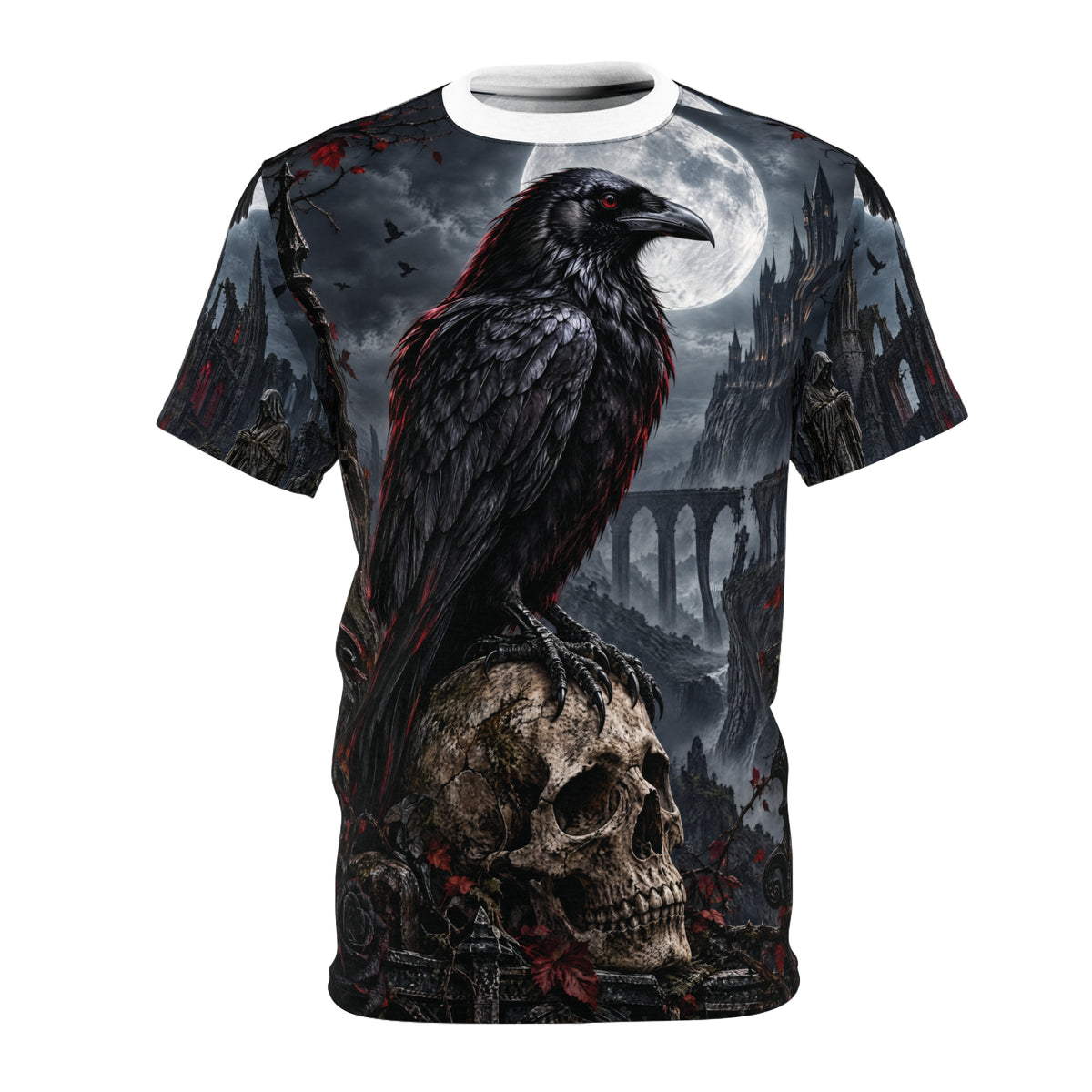Ravenkeep After Dark corrected front with full raven head below white collar
