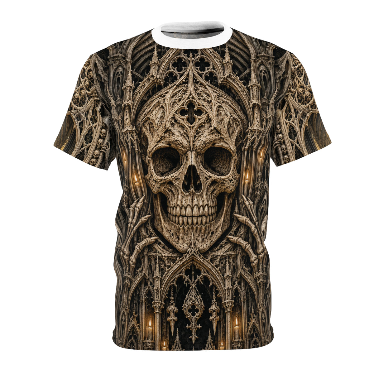 The Bone Cathedral revised carved skull and cathedral chest, actual supplier front