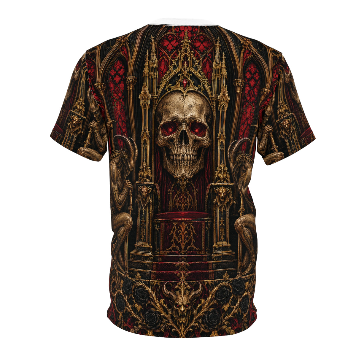 Crimson Infernal Court actual supplier back with coordinated printed sleeves